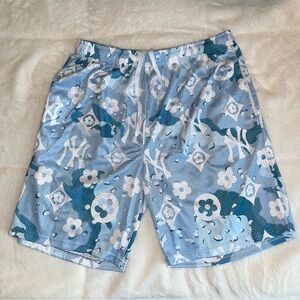 SLX men’s light blue NY Mesh shorts‎ (XX-LARGE)